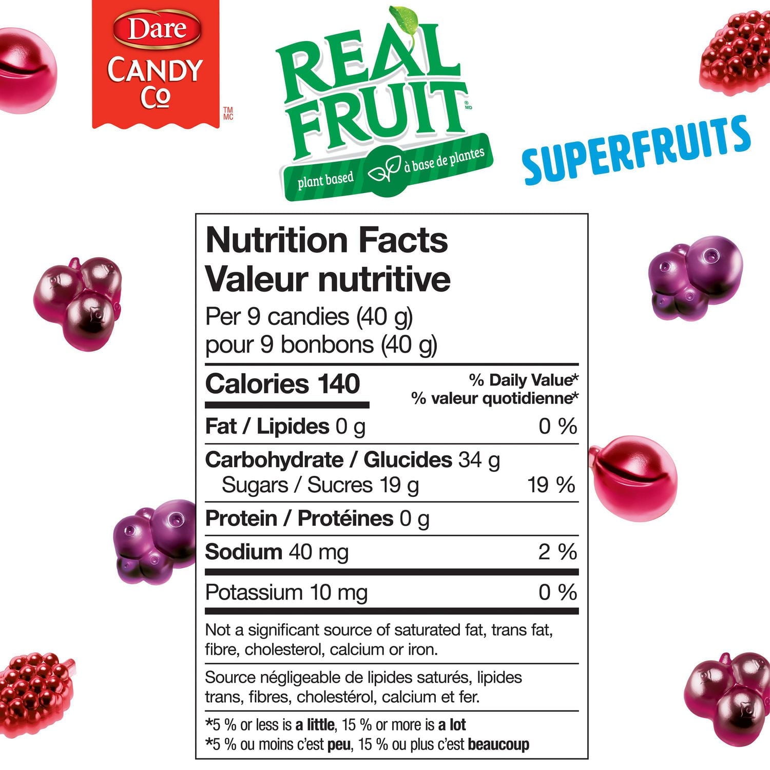 REALFRUIT Gummies Superfruits Candy, Dare Real Fruit