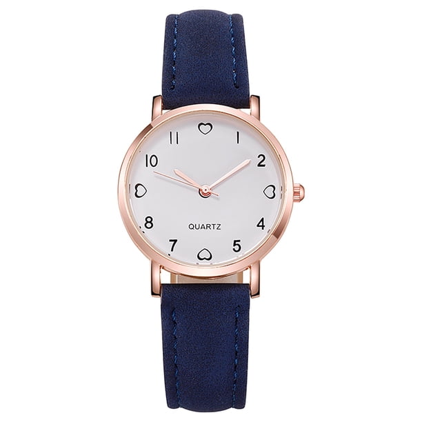 Price Down Sfonq Mothers Day Gift for Grilfriend Womens Watches ,Women's Watch Digital Dial Quartz Leather Wristband Gift Suitable For Women And Girls,Blue Buy 2 Save 10%