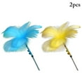 thumbnail image 1 of 2 Pcs Cat Plume Teaser Interactif Belle Chat Jouet Interactif Chat Teaser Baguette, 1 of 10