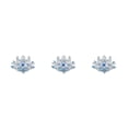 thumbnail image 3 of Yuarrent Cristal flor de loto minerales pisapapeles cristales flores colección decorativa para recuerdos fiesta en casa azul Type1 NO1, 3 of 6