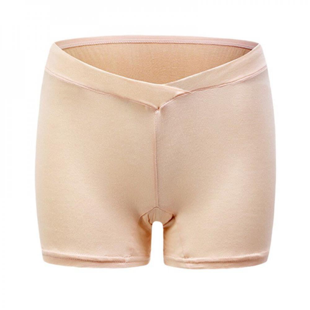 Zhhlinyuan 2pcs Mode Short Pants Low Waist Leggings Care Belly Underwear Safety Underpants Soft Damenunterwäsche for Pregnant Women