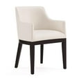thumbnail image 3 of Manhattan Comfort Gansevoort 19.5" Faux Leather Dining Armchair in Cream, 3 of 11