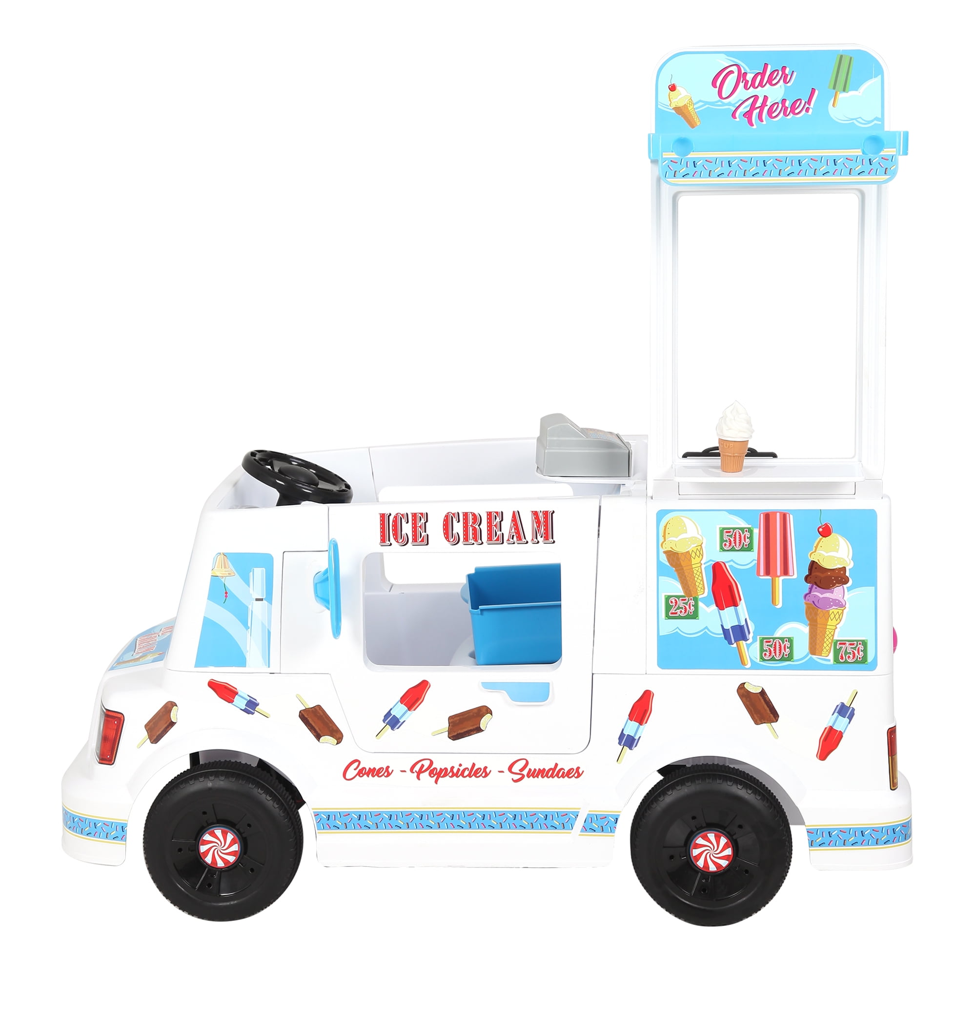 kids ride on ice cream truck