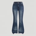 thumbnail image 2 of Taybagh Teen Girls Flare Jeans Skinny Long Jeans for Teen Girls Comfy Bell Bottom Sizes 5-12, 2 of 4