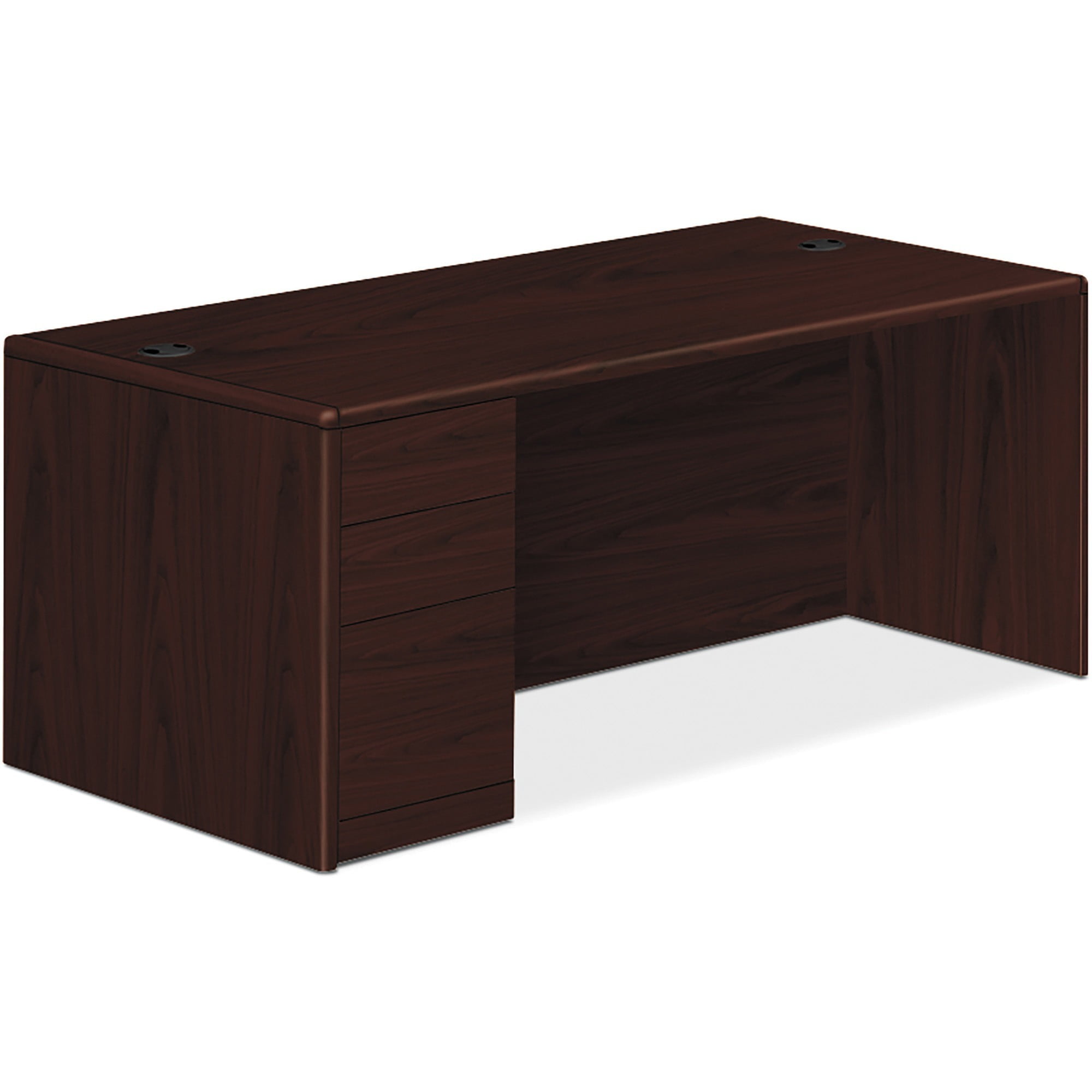 HON 10700 Series Single-Pedestal Desk - Walmart.com - Walmart.com