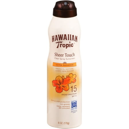 hawaiian sunscreen tropic spf sheer spray oz touch clear