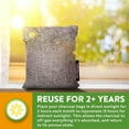 thumbnail image 3 of Basic Concepts Activated Charcoal Odor Absorber for Strong Odor - Bamboo Charcoal Air Purifying Bag - 6 Pack, 3 of 7