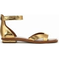 thumbnail image 2 of Franco Sarto Women's Elisa Ankle Strap Flat Sandal Gold 7.5M, 2 of 6