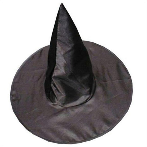 Deluxe Satin Witch Hat Adult Halloween Accessory