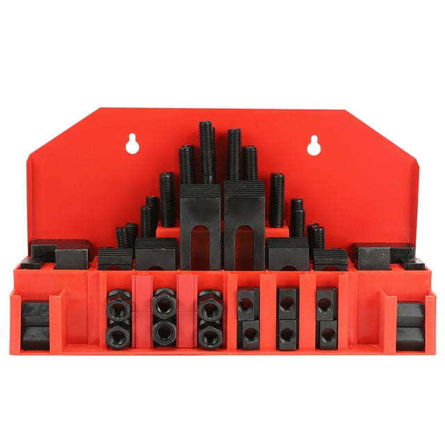 T-Slot Clamp Kit, Practical Durable 58Pcs Mill T-Slot Clamp Kit, For Lathe Milling Machine