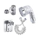 thumbnail image 1 of Cabeza de ducha del grifo Montado en la cocina Spray Boquilla Boquilla Fregaque Extensión Reemplazo Reemplazo Pulverizador de plástico Herramienta con desviador 1 Kearding  HA009840-01, 1 of 6