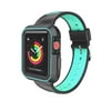 Apple Watch Replacement Bands 42mm, Soft Silicone Replacement Wristband with Case for iWatch Apple Watch Series 1/2/3/Nike+ - Mint