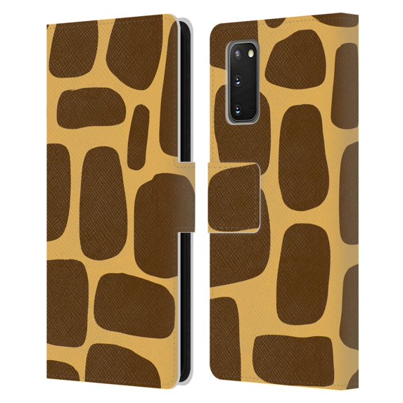 Head Case Designs Officially Licensed Grace Illustration Animal Prints Giraffe Leather Book Wallet Case Cover Compatible with Samsung Galaxy S20 / S20 5G