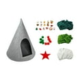 thumbnail image 2 of Cama para Gatos perfecl Nido Semicerrado para Gatos Decoración Navideña Casa para Gatos, 2 of 8