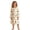 Beige, variant on JIAYUE Girl Kids Nightgown Soft Lightweight Halloween Funny Print Long Sleeve Ruffle Cuff Round Neck Button Front Loose Fit Cute Pajamas For Holiday Party Family Indoor Loungewear Nightwear
