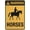 Warning Sign 5, variant on Warning Horses On Driveway Sign - 8"x12" Vintage Metal Warning Sign, Equestrian Safety Decor for Home Farm Bar Coffee Shop Club Ranch