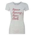 thumbnail image 2 of Wild Bobby Mama Mommy Mom Bruh Women Slim Fit Junior Tee, 2 of 6
