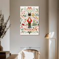thumbnail image 3 of Elephant Stock Nutcracker Christmas Wall Art - Vertical Multi Panel Canvas - Living Room Wall Decor - Holiday Multi Panel - Beige And Green Decor By Vesna Skornsek - 36" x 57", 3 of 8