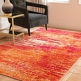thumbnail image 3 of SAFAVIEH Evoke Frosina Abstract Area Rug, Ivory/Orange, 6'7" x 6'7" Square, 3 of 12