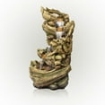 thumbnail image 3 of Alpine Corporation 5 Tier Waterfall Trunk Fountain, 47 Inch Tall, 3 of 14