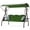 Green, variant on 800LBS Patio Swing with Canopy 3 Seat Outdoor Porch Swing with Stand w/Cup Holder & Pillow Glider Chair Swing Bed for Patio Backyard Poolside (Khaki)