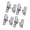 8 silver, variant on 304 Steel Wall Mount Gate Hinges Heavy Duty Door Hings High Capacity Hinges Easy to Use for Farm gate & Wooden Fence