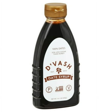 D'vash Date Syrup, 14.1 Ounce Squeeze Bottle | Vegan, Paleo, Gluten-free and Non-GMO