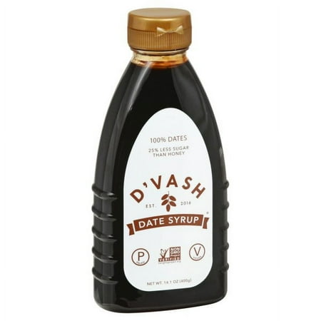 D vash Date Syrup  14.1 Ounce Squeeze Bottle | Vegan  Paleo  Gluten-free and Non-GMO