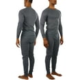 thumbnail image 3 of ToBeInStyle Mens Two-Piece Thermal Set Waffle Knit, 3 of 7