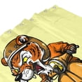 thumbnail image 5 of XMXT Waterproof Shower Curtain Liner with Iron Hooks, Cute Tiger on Motorcycle Shower Curtains for Bathroom Decor Accessories, 72 x 72 inches, 5 of 8