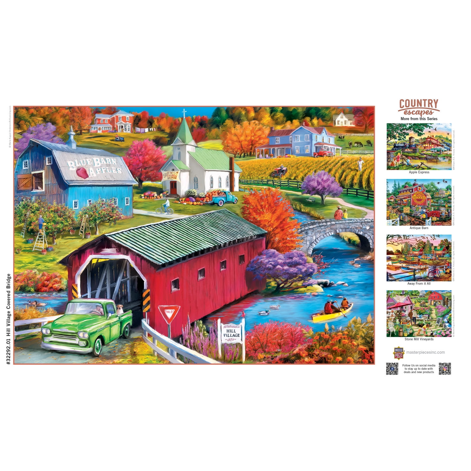 洋書 Country Escapes MasterPieces Country Escapes - Timeless Summer 500 Piece
