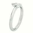 thumbnail image 3 of 925 Sterling Silver Stackable Awareness Puzzle Piece Ring Awarenes, 3 of 7