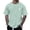Green, variant on Mens Graphic T Shirts Mens Summer Shirts Round Neck Regular Short Sleeve Casual Vintage Tees White,S
