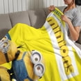thumbnail image 3 of Minions anti-pilling, suave, ligera, esponjosa y acogedora de lujo para hogar y cocina – Perfecta para niños y adultos,130X150cm, 3 of 6