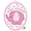 Pink Elephant Baby Shower Cut Out Decora