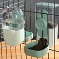 thumbnail image 4 of Cat Cage Hanging Automatic Food Water Dispenser, Gravity Dog Feeder and Water Dispenser Set, Cat Food and Water Dispenser Food Bowl for Puppy Bunny, 4 of 7