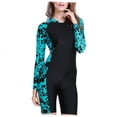 thumbnail image 4 of unbranded Conjunto De Traje De Azul Y Portátil Para Mujer Ideal Para Snorkel Y Piscina, 4 of 6