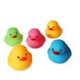 thumbnail image 5 of Mini juguetes de baño de patito que juega con agua, patito de vinilo para bebé, juguetes educativos para niños, 5 of 5