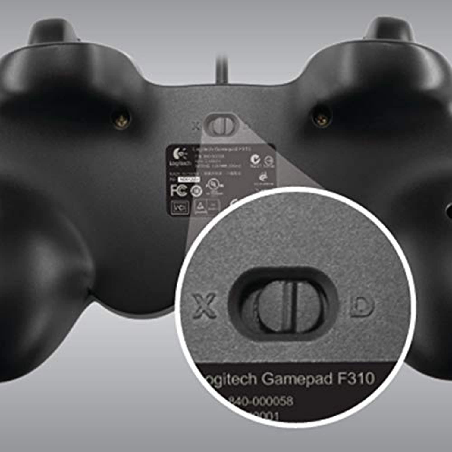 Van streek wetenschapper eiland Logitech F310 Wired Gamepad Controller Console Like Layout 4 Switch D-Pad  Pc - Blue - Walmart.com