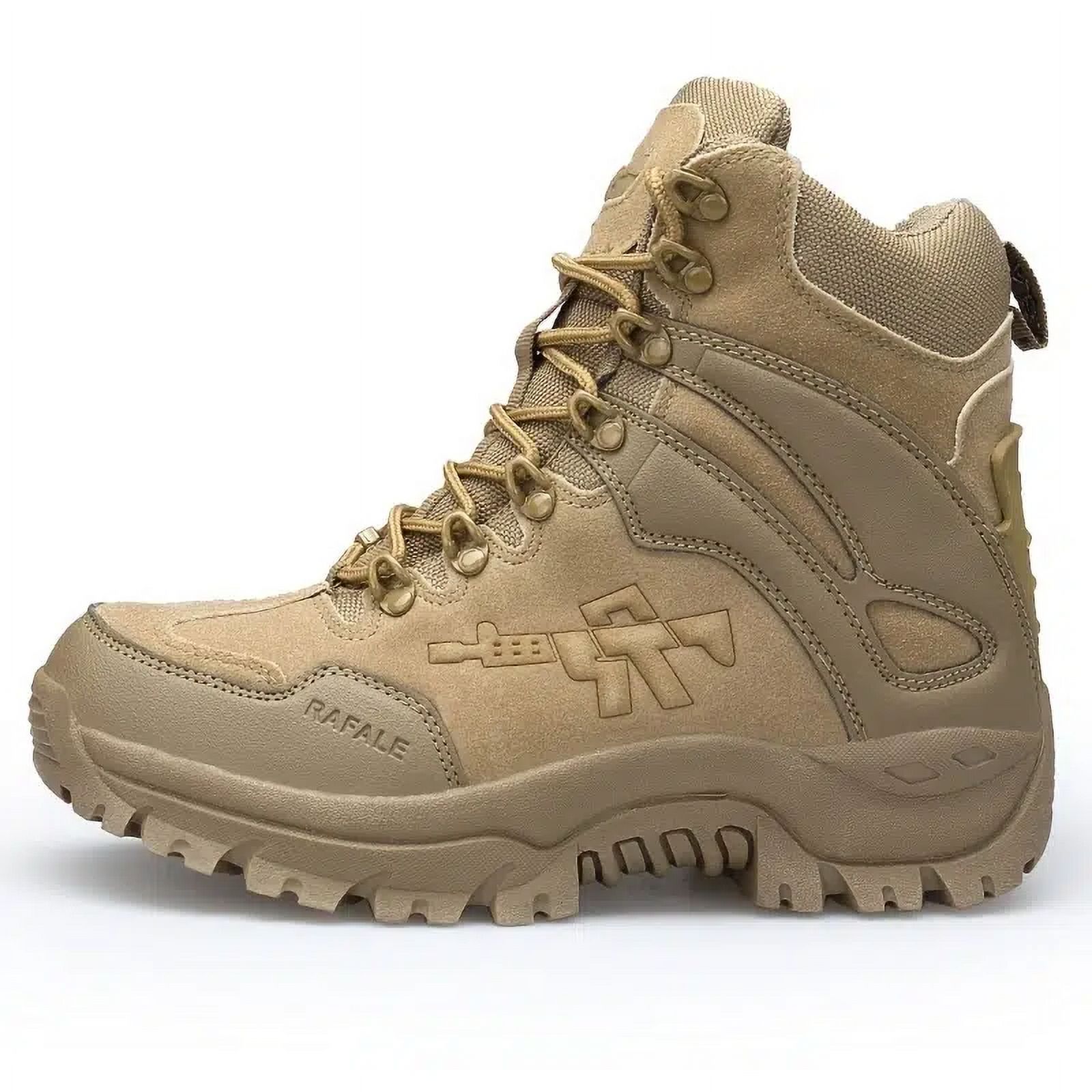 Men's Waterproof Hiking Boots, Outdoor Non-Slip Warm Water-Resistant ...