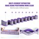 thumbnail image 4 of Multi-Section Elastic Yoga Resistance Bands Adult Child Dance Training Gym Home Pilates Exercise Pull Strap Belt Fitness Sport, 4 of 10
