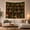 Library Bookshelf, variant on Plant and Bookshelf Illustration Polyester Tapestry