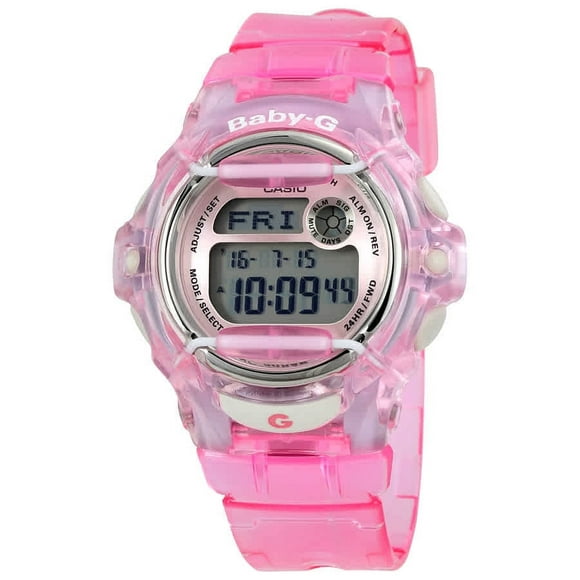 Casio Baby G Pink Resin Digital Ladies Watch BG169R-4