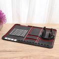 thumbnail image 5 of Multifunctinal Car Instrument Panel Storage Mat Mobile Phone GPS Bracket Non-Slip Mat (Red), 5 of 5