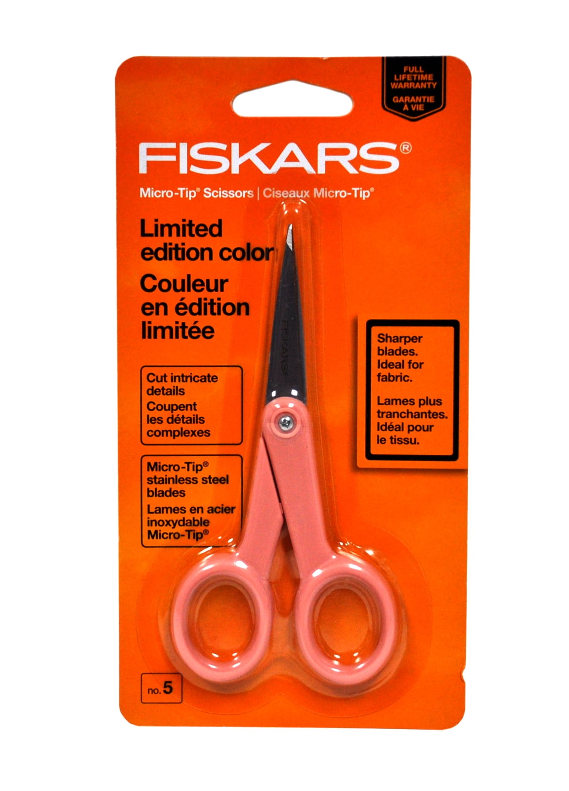 Fiskars Essential Sewing Scissors 2 Pc Set Limited Edition no.5 Micro