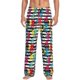 thumbnail image 1 of Fotbe Trendy Colorful Pineapples 1 Pantalones de Pijama para Hombre, Pantalones de Dormir, Pantalones de Casa con Cintura Ajustable y Bolsillos-XX-Large, 1 of 6