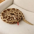 thumbnail image 2 of 1pc 200cm/300cm Giant Snakes Plush Toy Simulation Long Golden Python Stuffed Snake Plushie Children Boys Gift Home Decoration, 2 of 4