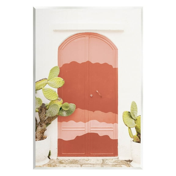 Contemporary Desert Doorway Cactus Botanical & Floral Photograph Unframed Art Print Wall Art