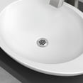 thumbnail image 2 of Jones Stephens D70105 Chrome Commercial Grid Drain L/ O/Flow Holes - Chrome, 2 of 3