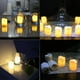 thumbnail image 5 of Velas LED parpadeantes con luces de té, velas con pilas, velas LED sin llama, velas votivas, velas falsas para Halloween, 24 Uds., 5 of 5